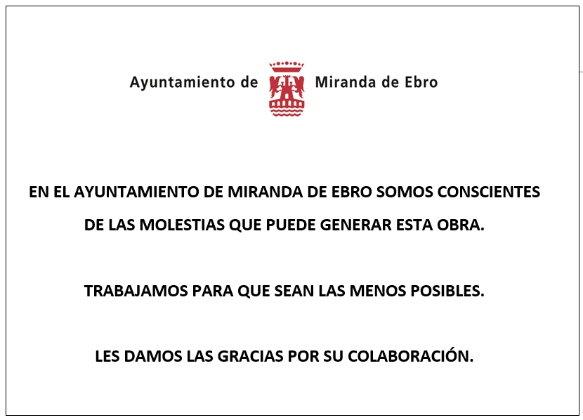 El martes, día 14 de septiembre, comenzarán las obras de calle Arenal 7 ayuntamiento