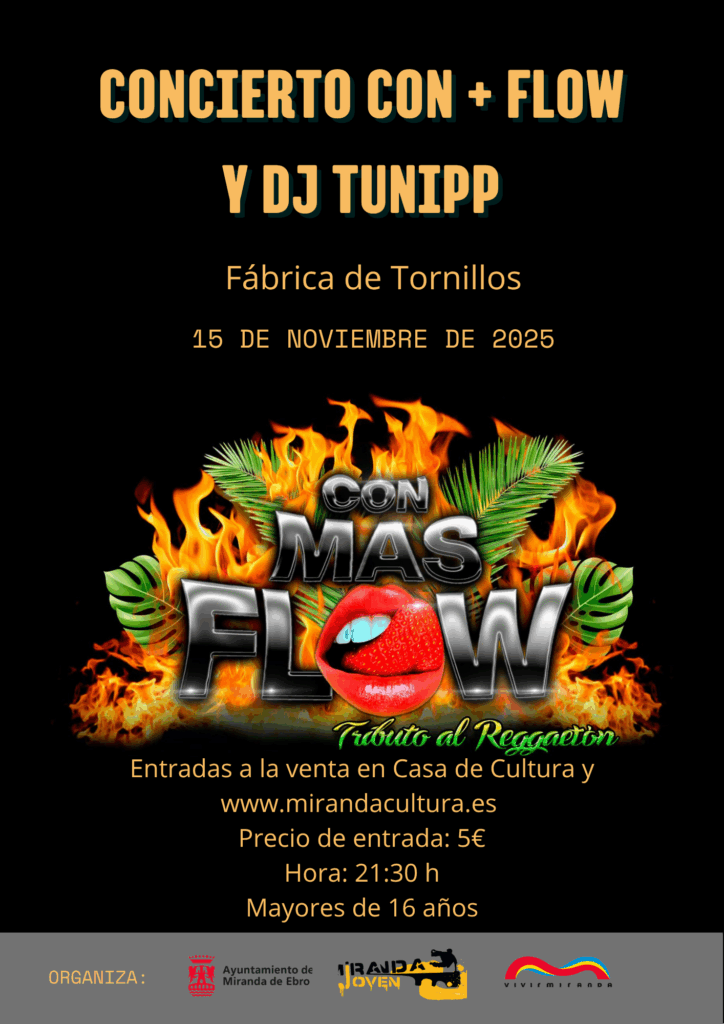 Concierto Con Flow y DJ Tunipp