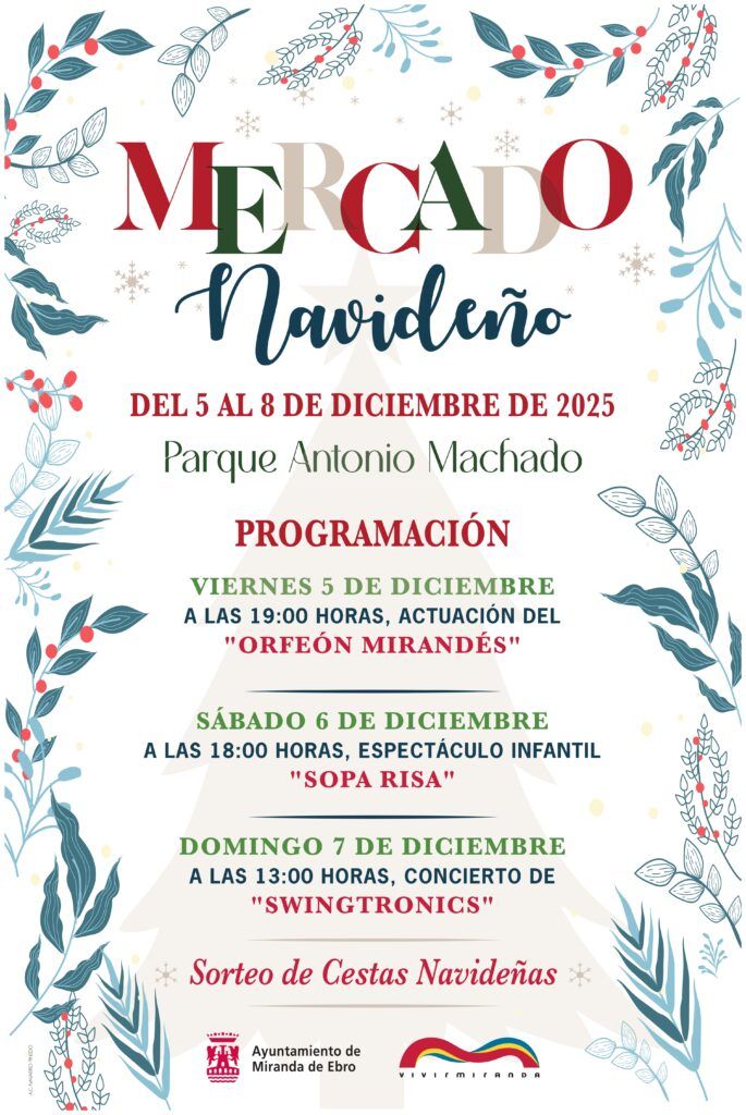 El Mercado Navideño se amplía a cuatro días y contará con varios conciertos 11 MERCADO NAVIDAD MIRANDA 2025