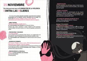 25N - Día Internacional para la Eliminación de la Violencia Contra las Mujeres 3 diptico