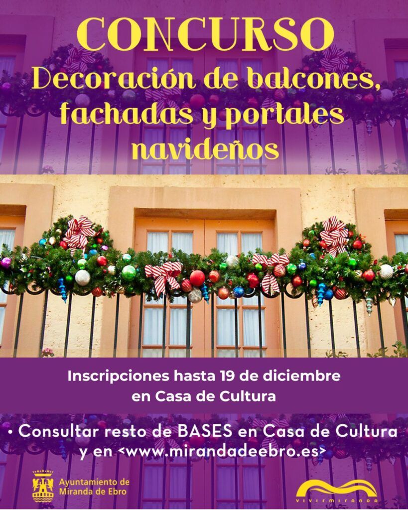 CONCURSO BALCONES Y FACHADAS NAVIDAD