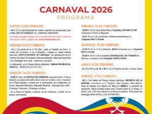 Miranda celebra el Carnaval 2026 con música, desfiles y actividades para todas las edades 1 CARNAVAL MIRANDA 2026