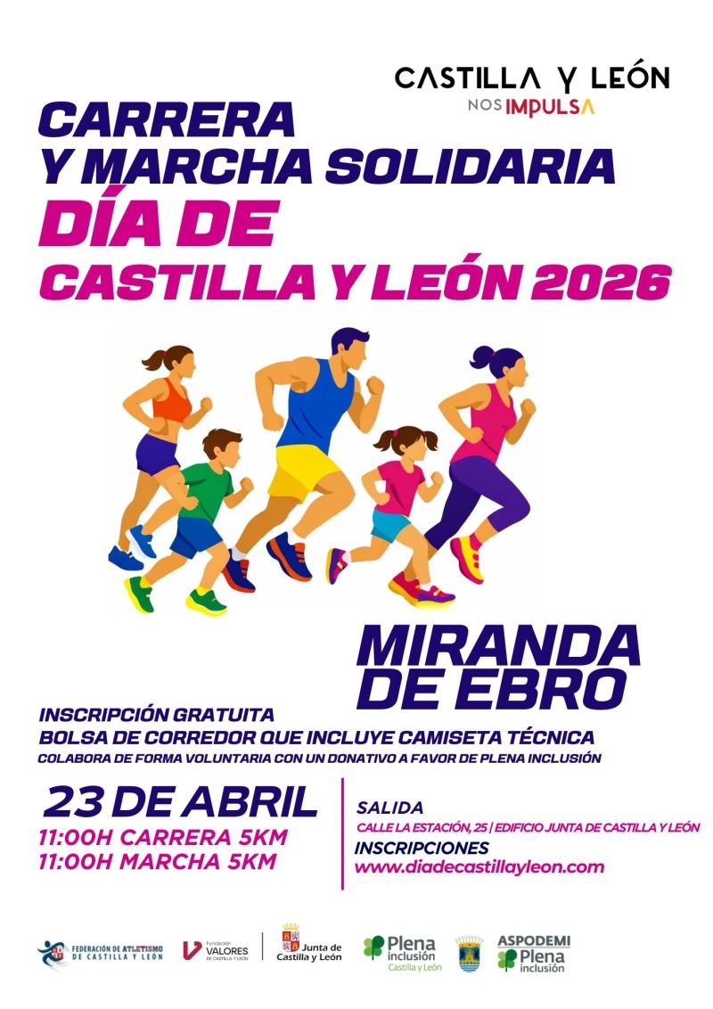 Aviso – Restricciones de tráfico carrera y marcha solidaria Día de Castilla y León