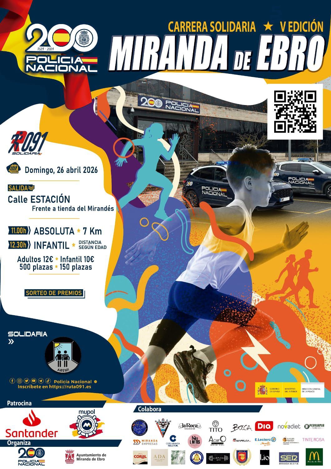 AVISO  – CARRERA SOLIDARIA POLICÍA NACIONAL