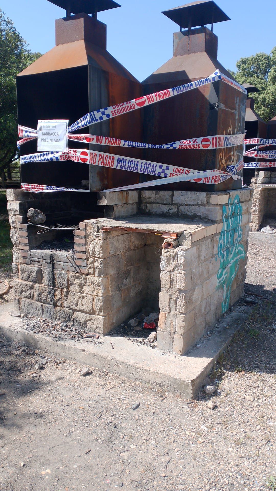 AVISO – Las barbacoas de San Juan del Monte quedan precintadas