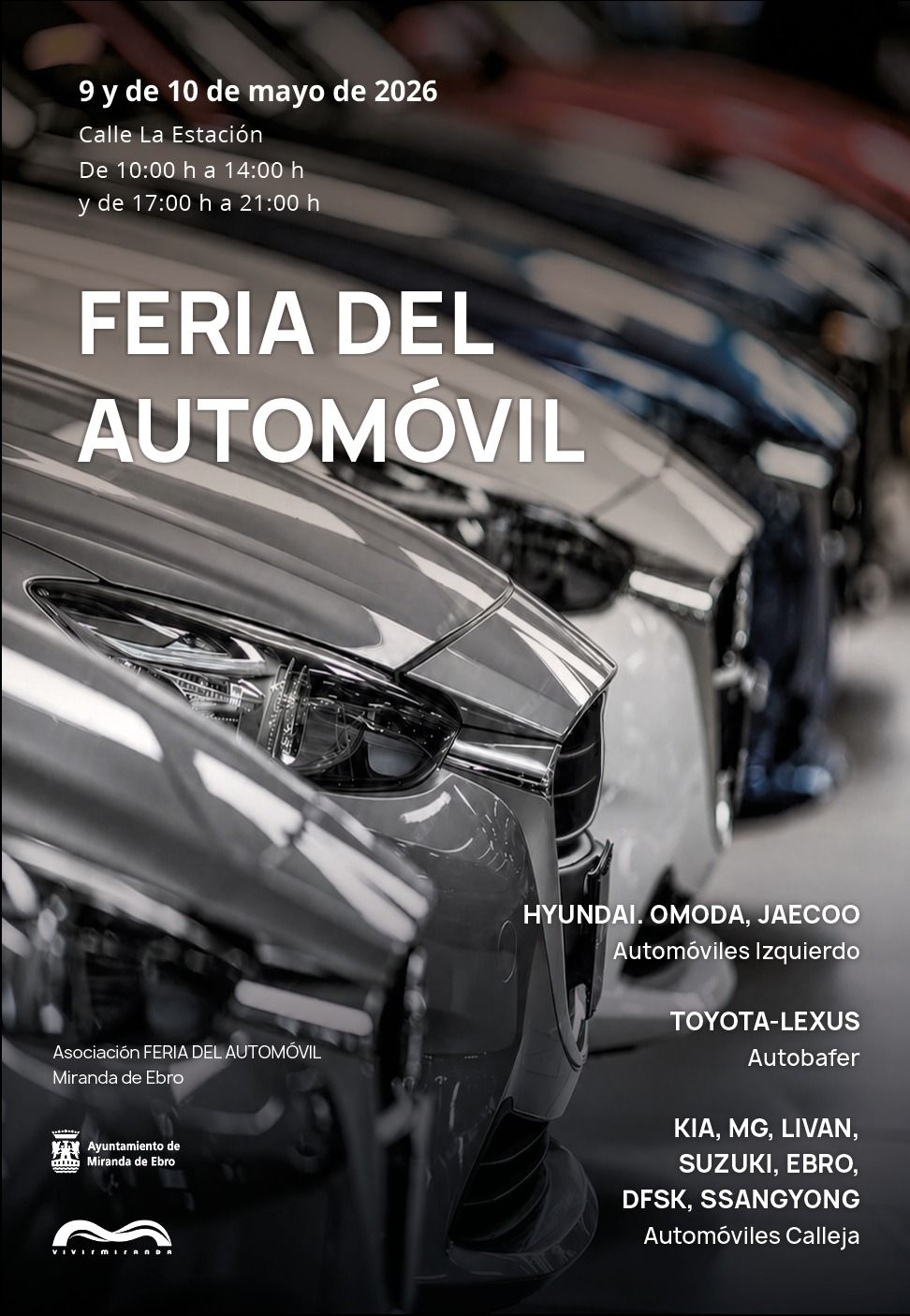 Miranda de Ebro acoge una nueva edición de la Feria del Automóvil con fuerte apuesta por la movilidad sostenible